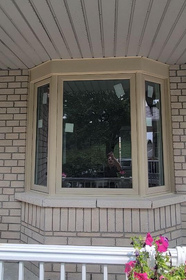 Beige color bay window in Scarborough